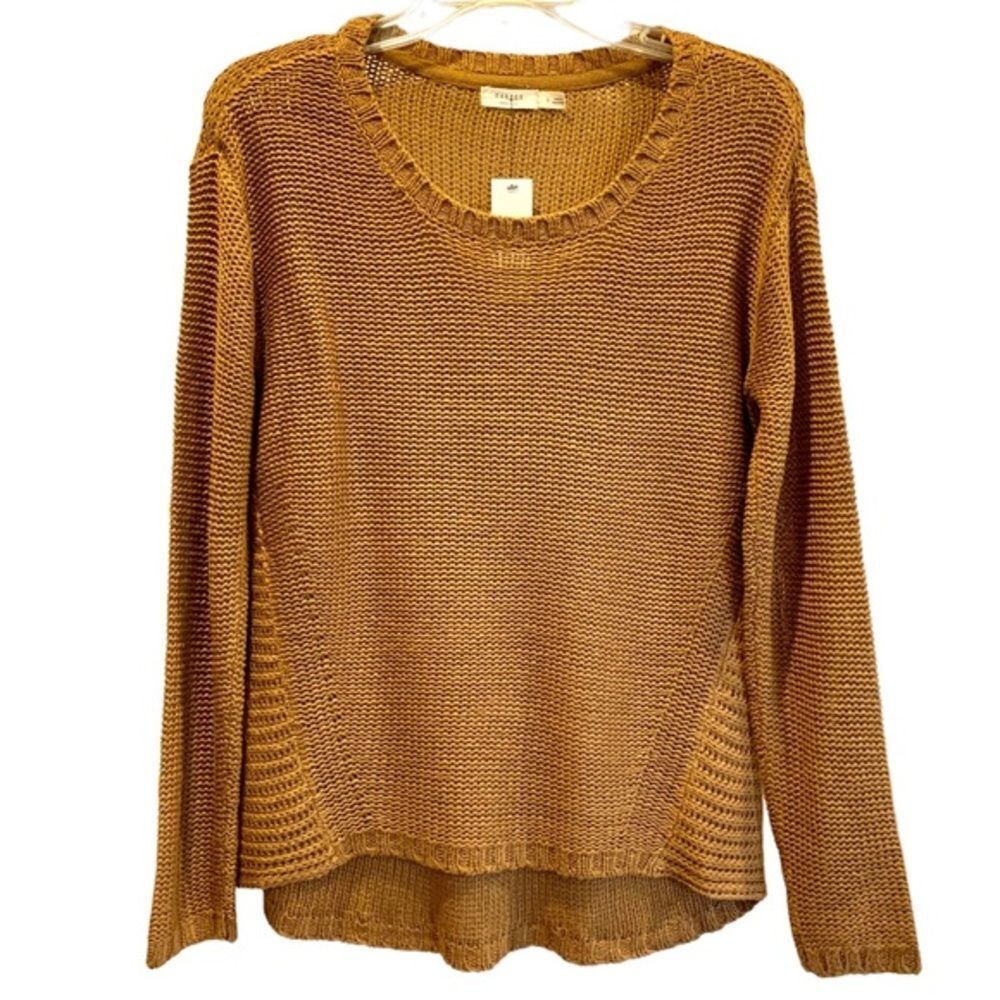 NWT Harper Old Gold Knit Sweater S